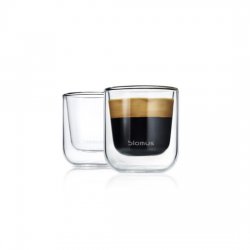 Espressoglas, set med 2st, NERO
