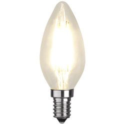 Klar filament LED lampa C35 med en E14-sockel 4,2W 2700K