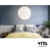 VITA Lora XL lampskärm 75cm Vit