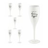 CHEERS, champagneglas med print - make your dreams