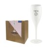 CHEERS, champagneglas med print - I love you to the moon