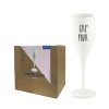 CHEERS, champagneglas med print - GRL PWR