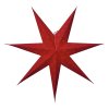 Julstjärna, Decorus 75 cm, Återvunnen bomull - röd