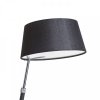 Ritzy Bordslampa 70cm kromad och svart, nedjusterad höjd, närbild lampskärm