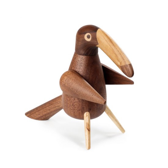 Pepparkvarn Pepparfågeln i valnöt - The Pepper Bird Original från Spring Copenhagen